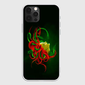Чехол для iPhone 12 Pro Max с принтом Медуза Горгона в Новосибирске, Силикон |  | art | green | monster | арт | боги | волосы | герой | горгона | девушка | злодей | змея | медуза | миф | мифическая | мифология | монстр | персонаж | прикольная | сказка | фантастика | фэнтези