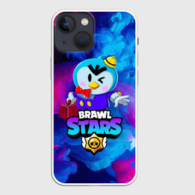 Чехол для iPhone 13 mini с принтом BRAWL STARS MR.P в Новосибирске,  |  | Тематика изображения на принте: 8 bit | 8 бит | bibi | brawl stars | crow | el brown | leon | leon shark | max | mr.p | sally leon | shark | stars | virus | werewolf | акула | биби | вирус | ворон | леон | оборотень | пингвин