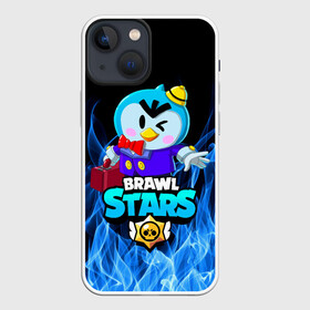 Чехол для iPhone 13 mini с принтом BRAWL STARS MR.P в Новосибирске,  |  | Тематика изображения на принте: 8 bit | 8 бит | bibi | brawl stars | crow | el brown | leon | leon shark | max | mr.p | sally leon | shark | stars | virus | werewolf | акула | биби | вирус | ворон | леон | оборотень | пингвин