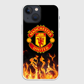 Чехол для iPhone 13 mini с принтом МАНЧЕСТЕР ЮНАЙТЕД в Новосибирске,  |  | fc | fcmu | football | football club | manchester united | red devils | sport | красные дьяволы | манчестер юнайтед | спорт | фк | фкмю | футбол | футбольный клуб