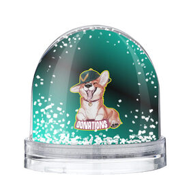 Снежный шар с принтом корги в Новосибирске, Пластик | Изображение внутри шара печатается на глянцевой фотобумаге с двух сторон | Тематика изображения на принте: вельш корги | видео с животными | корги | пемброк | смешные видео | собака | таффи | щенок