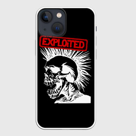 Чехол для iPhone 13 mini с принтом The Exploited в Новосибирске,  |  | punks | punks not dead | the exploited | панк не сдох | панки | уоти | череп | эксплоитед