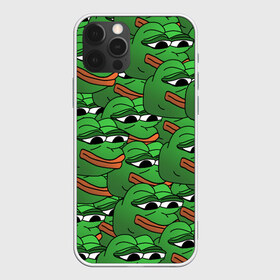 Чехол для iPhone 12 Pro Max с принтом Pepe The Frog в Новосибирске, Силикон |  | frog | meme | memes | pepe | pepe the frog | грустная жабка | лягушка | лягушонок пепе | мем | мемы