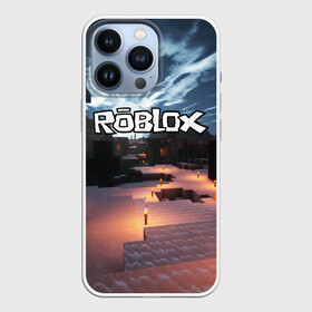 Чехол для iPhone 13 Pro с принтом ROBLOX в Новосибирске,  |  | game | gamer | logo | roblox | игры | логотип | роблокс