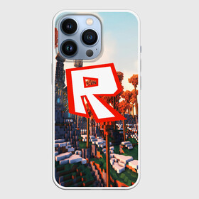 Чехол для iPhone 13 Pro с принтом ROBLOX GAME в Новосибирске,  |  | game | gamer | logo | roblox | игры | логотип | роблокс