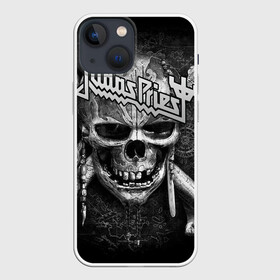 Чехол для iPhone 13 mini с принтом Judas Priest в Новосибирске,  |  | breaking the law | judas priest | live | painkiller | гленн типтон | грув | метал | роб хэлфорд | рок | тим оуэнс | хард | хеви