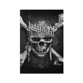 Обложка для паспорта матовая кожа с принтом Judas Priest в Новосибирске, натуральная матовая кожа | размер 19,3 х 13,7 см; прозрачные пластиковые крепления | breaking the law | judas priest | live | painkiller | гленн типтон | грув | метал | роб хэлфорд | рок | тим оуэнс | хард | хеви