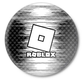 Значок с принтом Roblox. в Новосибирске,  металл | круглая форма, металлическая застежка в виде булавки | Тематика изображения на принте: game | roblox | блок | игра | игрушка | лего | майнкрафт | персонажи | персонажи из кубиков | роблокс | робот