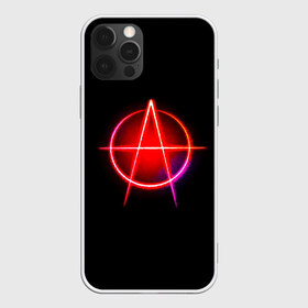 Чехол для iPhone 12 Pro Max с принтом Анархия в Новосибирске, Силикон |  | art | neon | rock | sons of anarchy | анархия | арт | группа | егор летов | логотип | музыка | неон | панк | панк рок | прикольная | рок | свобода | хаос