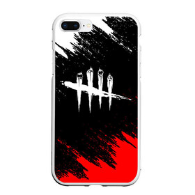 Чехол для iPhone 7Plus/8 Plus матовый с принтом DEAD BY DAYLIGHT в Новосибирске, Силикон | Область печати: задняя сторона чехла, без боковых панелей | dbd | dead by daylight | survival horror | дбд | мертвы к рассвету