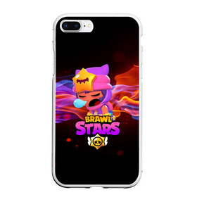 Чехол для iPhone 7Plus/8 Plus матовый с принтом BRAWL STARS SANDY в Новосибирске, Силикон | Область печати: задняя сторона чехла, без боковых панелей | 8 bit | 8 бит | bibi | brawl stars | crow | el brown | leon | leon shark | max | mr.p | sally leon | sandy | shark | stars | tara | virus | werewolf | акула | биби | вирус | ворон | леон | оборотень | пингвин