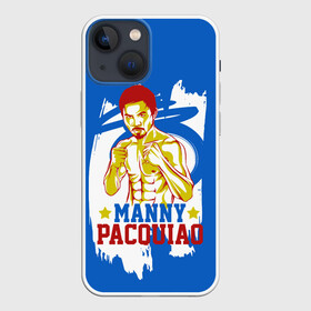 Чехол для iPhone 13 mini с принтом Manny Pacquiao в Новосибирске,  |  | manny pacquiao | pac man | pacquiao | бокс | мэнни пакьяо | пакьяо