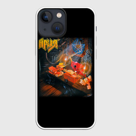 Чехол для iPhone 13 mini с принтом Ария в Новосибирске,  |  | aria | rock | russian rock | ария | генератор | генератор зла | дубинин | зла | кипелов | маврин | рок | русский рок | холстинин