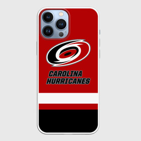 Чехол для iPhone 13 Pro Max с принтом Каролина Харрикейнз в Новосибирске,  |  | carolina | carolina hurricanes | hockey | hurricanes | nhl | usa | каролина | каролина харрикейнз | нхл | спорт | сша | харрикейнз | хоккей | шайба