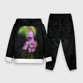 Детский костюм 3D (с толстовкой) с принтом ПАУТИНА в Новосибирске,  |  | bad guy | billie eilish | music | ocean eyes | pop | билли айлиш | билли эйлиш | девушка | музыка