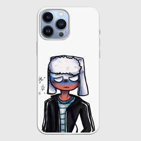 Чехол для iPhone 13 Pro Max с принтом CountryHumans   Россия в Новосибирске,  |  | Тематика изображения на принте: 23 | army | country | countryhumans | humans | memes | patriot | russia | армия | звезда | красная | мем | патриот | россия | страна | тельняшка | флаг | человечек | шапка