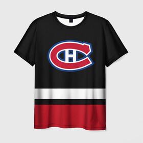 Мужская футболка 3D с принтом Монреаль Канадиенс в Новосибирске, 100% полиэфир | прямой крой, круглый вырез горловины, длина до линии бедер | canadiens | hockey | montreal | montreal canadiens | nhl | usa | канадиенс | монреаль | монреаль канадиенс | нхл | спорт | сша | хоккей | шайба