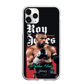 Чехол для iPhone 11 Pro матовый с принтом Roy Jones в Новосибирске, Силикон |  | captain hook | roy jones | roy levesta jones | бокс | капитан хук | рой джонс