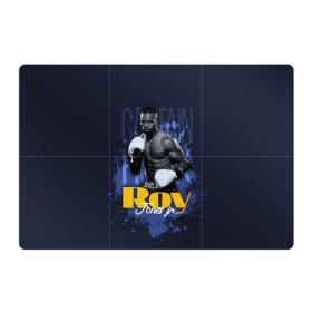 Магнитный плакат 3Х2 с принтом Roy Jones в Новосибирске, Полимерный материал с магнитным слоем | 6 деталей размером 9*9 см | captain hook | roy jones | roy levesta jones | бокс | капитан хук | рой джонс