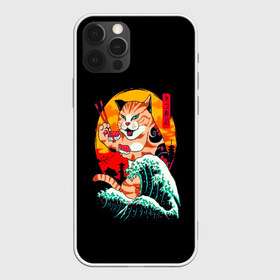 Чехол для iPhone 12 Pro Max с принтом Котейка в Новосибирске, Силикон |  | Тематика изображения на принте: animal | anime | art | cat | japan | meme | samurai | аниме | арт | волна | животное | закат | иероглефы | кот | кошка | мем | прикол | прикольная | природа | сакура | самурай | суши | юмор | япония