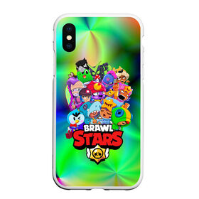 Чехол для iPhone XS Max матовый с принтом BRAWL STARS в Новосибирске, Силикон | Область печати: задняя сторона чехла, без боковых панелей | Тематика изображения на принте: 8 bit | 8 бит | bibi | brawl stars | crow | el brown | leon | leon shark | max | mr.p | sally leon | shark | stars | virus | werewolf | акула | биби | вирус | ворон | леон | оборотень | пингвин