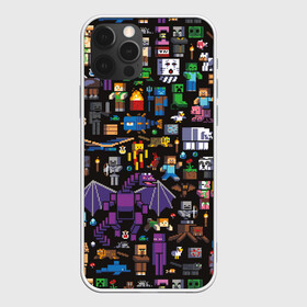 Чехол для iPhone 12 Pro Max с принтом MINECRAFT в Новосибирске, Силикон |  | block | creeper | cube | minecraft | pixel | блок | геометрия | крафт | крипер | кубики | майнкрафт | пиксели
