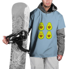 Накидка на куртку 3D с принтом Авокадо в Новосибирске, 100% полиэстер |  | Тематика изображения на принте: авокадо | авокадо с сердечком | авокадо сердечко | авокадо сердце | авокадо эмоции | сердечко | четыре | четыре авокадо