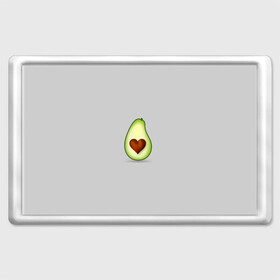 Магнит 45*70 с принтом Авокадо сердечко  в Новосибирске, Пластик | Размер: 78*52 мм; Размер печати: 70*45 | авокадо | авокадо с сердечком | авокадо сердечко | авокадо сердце | авокадо эмоции | сердечко | четыре | четыре авокадо