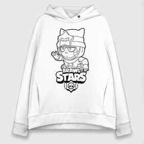 Женское худи Oversize хлопок с принтом Brawl Stars SANDY (раскраска) в Новосибирске, френч-терри — 70% хлопок, 30% полиэстер. Мягкий теплый начес внутри —100% хлопок | боковые карманы, эластичные манжеты и нижняя кромка, капюшон на магнитной кнопке | brawl | brawl stars | crow | leon | sally | shark | stars | акула | бравл | бравл старс | браво старс | игра | компьютерная | кров | леон | леон акула | раскраска | старс | шарк