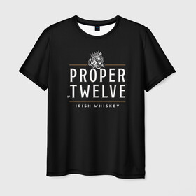 Мужская футболка 3D с принтом Conor McGregor (Proper Twelve) в Новосибирске, 100% полиэфир | прямой крой, круглый вырез горловины, длина до линии бедер | Тематика изображения на принте: conor | conor mcgregor | proper twelve | ufc | whiskey | виски | пропер твелв | юфс