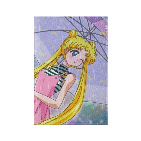 Обложка для паспорта матовая кожа с принтом Sailor Moon в Новосибирске, натуральная матовая кожа | размер 19,3 х 13,7 см; прозрачные пластиковые крепления | baby | bunny | girl | like | pink | sailormoon | usagi | вода капли | воин | волосы | глаза | девушка | дождь | зайчик | зонтик | котик | кролик | лето | луна | малышка | матроска | небо | облака | природа | радуга | розовый