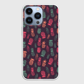 Чехол для iPhone 13 Pro с принтом Ананасовый экспресс в Новосибирске,  |  | ананас | ананасы | арт | паттерн | фрукты. ягоды