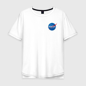 Мужская футболка хлопок Oversize с принтом NASA в Новосибирске, 100% хлопок | свободный крой, круглый ворот, “спинка” длиннее передней части | galaxy | maven | nasa | space | space company | star | астрономия | галактика | джемини | дискавери | звезды | космическая компания | космос | кьюриос | меркурий | наса | скайлэб | спейс шаттл | шаттл