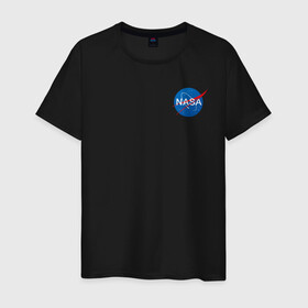 Мужская футболка хлопок с принтом NASA в Новосибирске, 100% хлопок | прямой крой, круглый вырез горловины, длина до линии бедер, слегка спущенное плечо. | galaxy | maven | nasa | space | space company | star | астрономия | галактика | джемини | дискавери | звезды | космическая компания | космос | кьюриос | меркурий | наса | скайлэб | спейс шаттл | шаттл