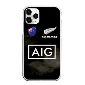 Чехол для iPhone 11 Pro Max матовый с принтом ALL BLACKS в Новосибирске, Силикон |  | all blacks | new zealandd | rugby | новая зеландия | олл блэкс | регби | хака