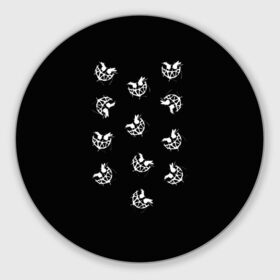 Коврик для мышки круглый с принтом Pyrokinesis в Новосибирске, резина и полиэстер | круглая форма, изображение наносится на всю лицевую часть | pyrokinesis | андрей | русский рэп | рэп | хип хоп