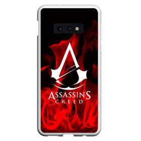 Чехол для Samsung S10E с принтом ASSASSIN`S CREED в Новосибирске, Силикон | Область печати: задняя сторона чехла, без боковых панелей | black flag | brotherhood | chronicles | creed | game | origins | revelations | rogue | syndicate | unity | альтаир | ассасин | игры | кинжал | пираты