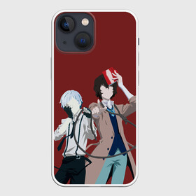 Чехол для iPhone 13 mini с принтом Atsushi Nakajima  Osamu Dazai в Новосибирске,  |  | atsushi | bungou | dazai | dogs | nakajima | osamu | stray | атсуши | ацуси | ацуши | бродячие псы | бродячих | дазай | литературные гении | накаджима | накадзима | осаму | проза | псов