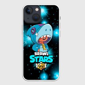 Чехол для iPhone 13 mini с принтом Brawl stars leon shark. в Новосибирске,  |  | bea | bib | brawl stars | crow | el brown | leon | max | nita | sally leon | shark | акула | биа | биби | бравл старс | ворон | игра | леон | макс | нита | оборотень | салли леон | сэлли леон | шарк | эл браун