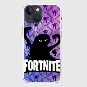 Чехол для iPhone 13 mini с принтом ЪУЪ FORTNITE в Новосибирске,  |  | fortnait | кот | котик | кошак | лого | лого fortnite | лого фортнайт | логотип | логотип fortnite | логотип фортнайт | мем | фортнайт | ъуъ | ъуъ fortnite | ъуъ фортнайт