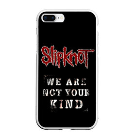 Чехол для iPhone 7Plus/8 Plus матовый с принтом SLIPKNOT WANYK в Новосибирске, Силикон | Область печати: задняя сторона чехла, без боковых панелей | Тематика изображения на принте: music | rock | slipknot | рок | слипнот