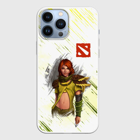 Чехол для iPhone 13 Pro Max с принтом Windranger в Новосибирске,  |  | Тематика изображения на принте: dota | windranger | винра | дота 2 | дотер | игра | лучница