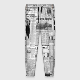 Женские брюки 3D Газета Newspaper купить в Новосибирске