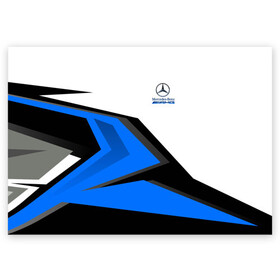 Поздравительная открытка с принтом Mercedes-AMG в Новосибирске, 100% бумага | плотность бумаги 280 г/м2, матовая, на обратной стороне линовка и место для марки
 | Тематика изображения на принте: amg | benz | cars | drive | mercedes | supercars | амг | бенц | гелендваген | гонки | мерин | мерс | мерседес | обзор | скорость | форма
