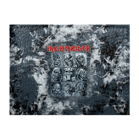 Обложка для студенческого билета с принтом Iron Maiden в Новосибирске, натуральная кожа | Размер: 11*8 см; Печать на всей внешней стороне | Тематика изображения на принте: 80s | hardrock | heavy | iron | maiden | metal | pop | steve harris | the final frontier | uk | айрон | группа | железная дева | метал | мэйден | хеви