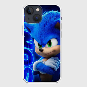 Чехол для iPhone 13 mini с принтом SONIC в Новосибирске,  |  | hedgehog | metal sonic | silver | silver the hedgehog | sonic | sonic boom | sonic the hedgehog | еж | ёж сонник | ежик | игры | кино | соник | соник в кино | фильм