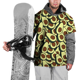 Накидка на куртку 3D с принтом Авокадо в Новосибирске, 100% полиэстер |  | avocado | food | fruit | vegan | vegetarian | авокадо | веган | вегетарианство | еда | фрукты