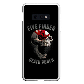 Чехол для Samsung S10E с принтом Five Finger Death Punch в Новосибирске, Силикон | Область печати: задняя сторона чехла, без боковых панелей | 5fdp | death | ffdp | finger | five | five finger death punch | punch | грув метал