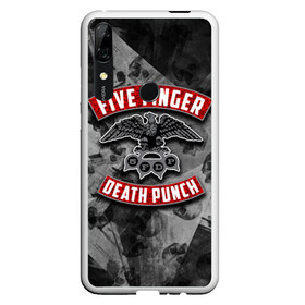 Чехол для Honor P Smart Z с принтом Five Finger Death Punch в Новосибирске, Силикон | Область печати: задняя сторона чехла, без боковых панелей | Тематика изображения на принте: 5fdp | death | ffdp | finger | five | five finger death punch | punch | грув метал