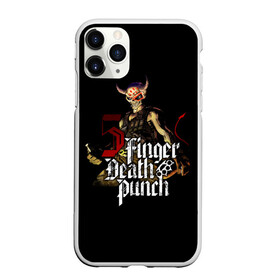 Чехол для iPhone 11 Pro матовый с принтом Five Finger Death Punch в Новосибирске, Силикон |  | 5fdp | death | ffdp | finger | five | five finger death punch | punch | грув метал